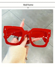 Load image into Gallery viewer, Vintage Glasses Square Full Rim Spectacles Unisex, Anti-Reflective Coating, Fashionable Transparent Lenses, Daily Wear Eyewear