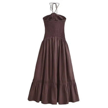 Load image into Gallery viewer, Summer Dresse New Chic Tube Top Hanging Neck Street Fashion Party Long Dress