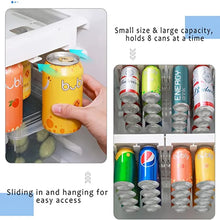 Load image into Gallery viewer, Can Dispenser Beer Soda Storage Rack Refrigerator