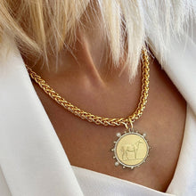 Load image into Gallery viewer, Vintage Round Necklace Tribal Boho Ethnic Coins