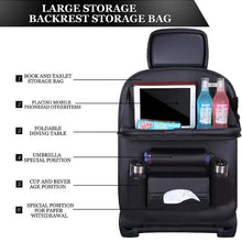 Load image into Gallery viewer, Car Storage Organizer Foldable Table Tray Travel Storage Bag Auto Accessories