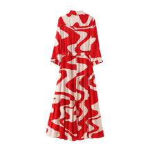 Load image into Gallery viewer, Midi Dress Fashion Summer Printed Dresse