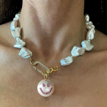 Load image into Gallery viewer, Floating Pearl Lariat Necklace