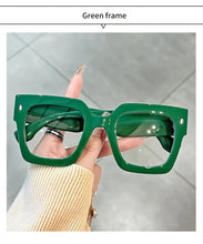 Load image into Gallery viewer, Vintage Glasses Square Full Rim Spectacles Unisex, Anti-Reflective Coating, Fashionable Transparent Lenses, Daily Wear Eyewear