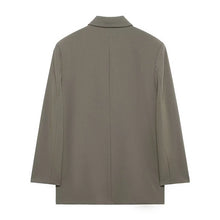 Load image into Gallery viewer, TRAF 2025 Straight Blazer for Women Loose Office Blazer Women Long Sleeve Casual Blazer Woman Outerwears New Coats and Jackets