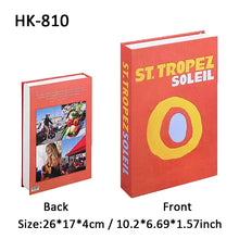 Load image into Gallery viewer, Palm Capri Ibiza Miami Tulum Fake Book Storage Box Travel Series Colorful Decorative Coffee Table Books Shooting Prop Home Decor