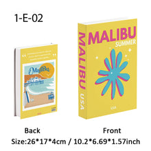 Load image into Gallery viewer, Palm Capri Ibiza Miami Tulum Fake Book Storage Box Travel Series Colorful Decorative Coffee Table Books Shooting Prop Home Decor