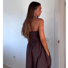 Load image into Gallery viewer, Summer Dresse New Chic Tube Top Hanging Neck Street Fashion Party Long Dress