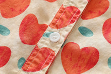 Load image into Gallery viewer, Love Print Orange Top Girl Long Sleeve