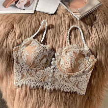 Load image into Gallery viewer, Lace Women Bra Breast Cover Summer Thin Full Cup Underwear Adjustable Push Up Bra Underwire Sexy Bra Lingerie