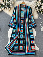 Load image into Gallery viewer, Boho , Bohemian , Vintage Long Cardigan
