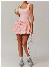 Load image into Gallery viewer, Women Yoga Jumpsuit Set Sexy Dance Ballet Dress Gym Push up Running Tennis Sports