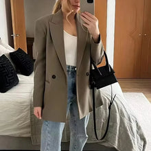 Load image into Gallery viewer, TRAF 2025 Straight Blazer for Women Loose Office Blazer Women Long Sleeve Casual Blazer Woman Outerwears New Coats and Jackets