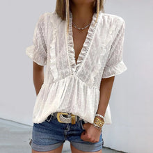 Load image into Gallery viewer, Summer Ruffle Blouse 2025