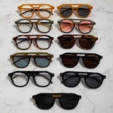 Load image into Gallery viewer, Retro Double Pilot Sunglasses