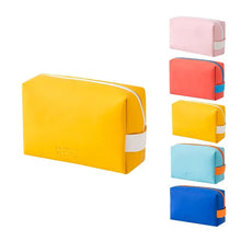 Load image into Gallery viewer, Women Waterproof Cosmetic Bag PU Cute Candy Colors Travel Makeup Bags Woman Portable Make Up Toiletry Storage Bag Organizer Box
