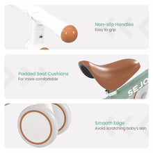 Load image into Gallery viewer, Baby Balance Bike 4 Wheels Toddler Walker Bicycle Toys Birthday Gifts For Girl Boy 3 Colors 1-3 Years Old Kids