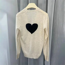 Load image into Gallery viewer, Heart Wool Sweater Love FAshion Pattern