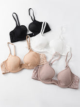 Load image into Gallery viewer, Sujetador espaciador Sexy en forma de U, ropa interior transpirable de malla fina con aros, lencería cómoda y elegante, bralette
