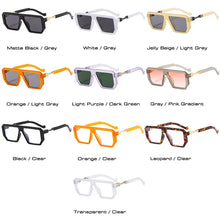 Load image into Gallery viewer, Retro Polygon Square Sunglasses Women Fashion Jelly Color Eyewear Shades UV400 Brand Designer Men Trending Sun Glasses