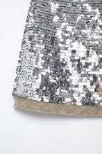 Load image into Gallery viewer, Sequin Open Vests for Women Glitter Sleeveless Vest Woman