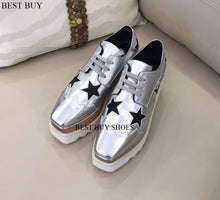 Load image into Gallery viewer, Casual Solid wedge Shoes Loafers Platforms loafers Oxfords 35-41