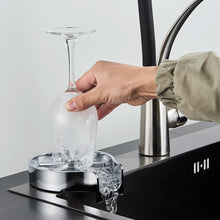 Load image into Gallery viewer, Kitchen Stainless Steel Glass Washer Wine Cup Tea Cup Milk Bottle Cleaning Rinser Automatic Glass Cup Washer High Pressure