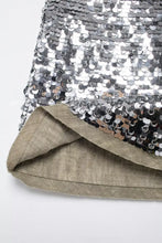 Load image into Gallery viewer, Sequin Open Vests for Women Glitter Sleeveless Vest Woman