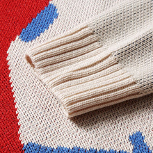 Load image into Gallery viewer, Oversized Smile Embroidery Sweater