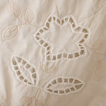 Load image into Gallery viewer, Ruffle Cotton Embroidery Mini Dress