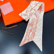 Load image into Gallery viewer, Fashion Women Silk Letter Design Scarf