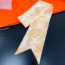 Load image into Gallery viewer, Fashion Women Silk Letter Design Scarf