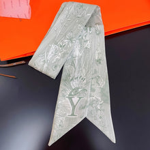 Load image into Gallery viewer, Fashion Women Silk Letter Design Scarf