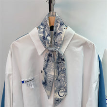 Load image into Gallery viewer, Fashion Women Silk Letter Design Scarf