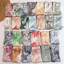 Load image into Gallery viewer, Fashion Women Silk Letter Design Scarf