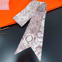 Load image into Gallery viewer, Fashion Women Silk Letter Design Scarf
