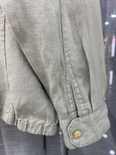 Load image into Gallery viewer, Linen Military Eagle Jacket