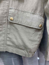 Load image into Gallery viewer, Linen Military Eagle Jacket