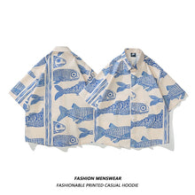 Load image into Gallery viewer, Oversized American Style Fashion Fish Print