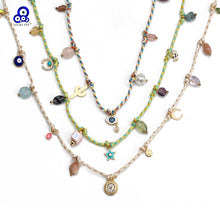 Load image into Gallery viewer, Lucky Eye Color Necklace Bohemian