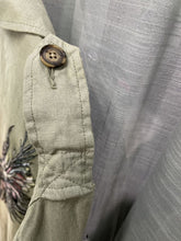 Load image into Gallery viewer, Linen Military Eagle Jacket