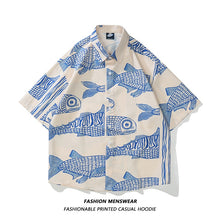 Load image into Gallery viewer, Oversized American Style Fashion Fish Print