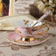 Load image into Gallery viewer, Malaya Bird Tea Cup Saucer Spoon Set