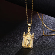 Load image into Gallery viewer, Virgin Mary Pendant Necklace