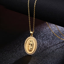 Load image into Gallery viewer, Virgin Mary Pendant Necklace