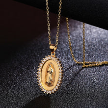 Load image into Gallery viewer, Virgin Mary Pendant Necklace
