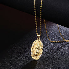 Load image into Gallery viewer, Virgin Mary Pendant Necklace