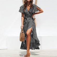 Load image into Gallery viewer, Parker Long Wrap Dress