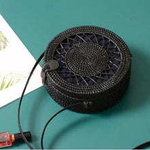 Load image into Gallery viewer, Alia Rattan Bag Round