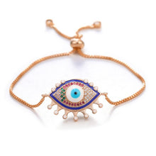 Load image into Gallery viewer, Juliana Eye Charm Adjustable Bracelet